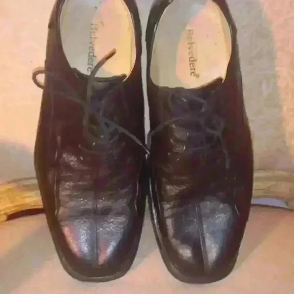 BELVEDERE MEN'S  LEATHER SHOES