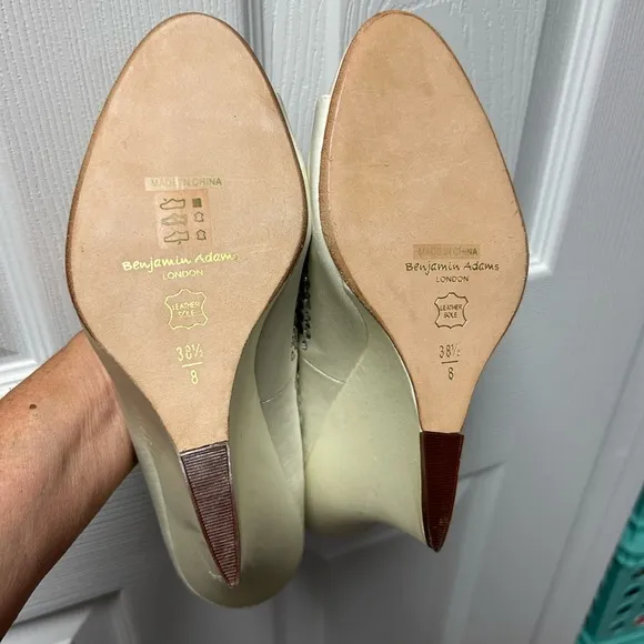 Benjamin Adams London Luxury Bridal Shoes Carmen Ivory Duchess Silk Rhinestone 8
