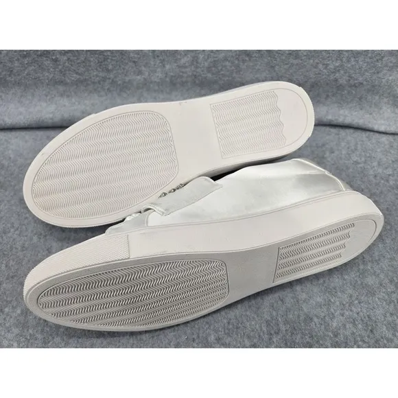 Betsey Johnson Sneaker Shoes Womens‎ Size 9.5 Ivory Liana Satin Jeweled Bridal