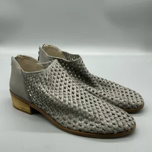 Bird of Flight Gray Woven Leather Shoes Size 10