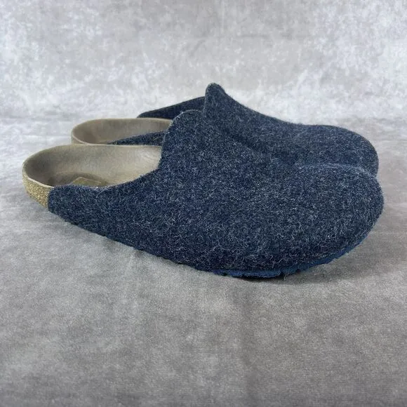 BIRKENSTOCK Amsterdam Felt‎ Clog Shoes Slides Anthracite Black EU 46 US Size 13