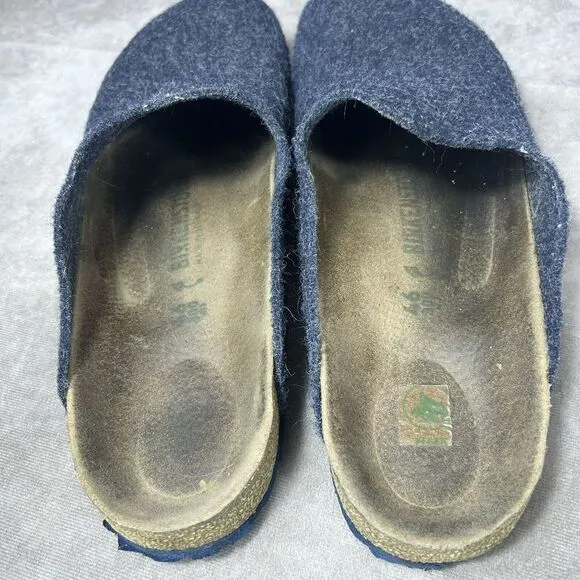 BIRKENSTOCK Amsterdam Felt‎ Clog Shoes Slides Anthracite Black EU 46 US Size 13