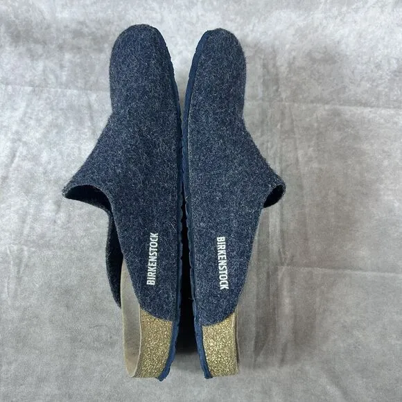 BIRKENSTOCK Amsterdam Felt‎ Clog Shoes Slides Anthracite Black EU 46 US Size 13