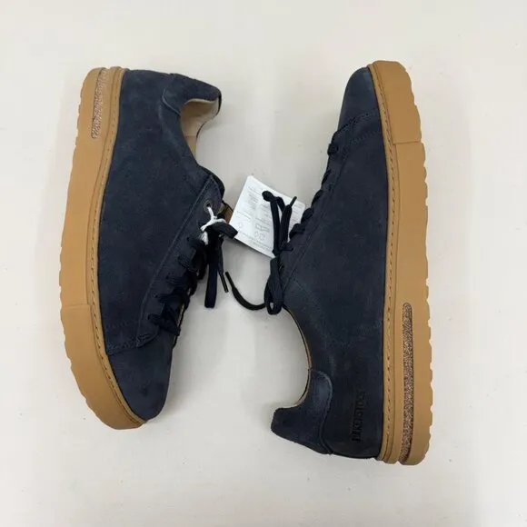 Birkenstock Bend Low Navy Blue Suede Sneakers Shoes Mens size 43 US 10 NWOB