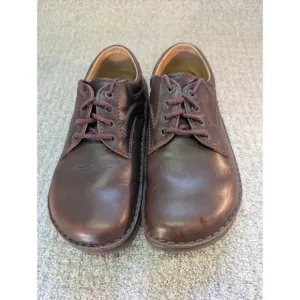 Birkenstock Shoes Mens Size 7 Brown Leather Derby Memphis Oxfords Lace Up