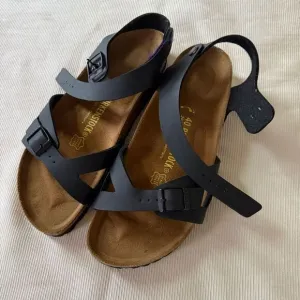 Birkenstock Womens Sandals Buckle Comfort Shoes Black EU 40 9-9.5 N