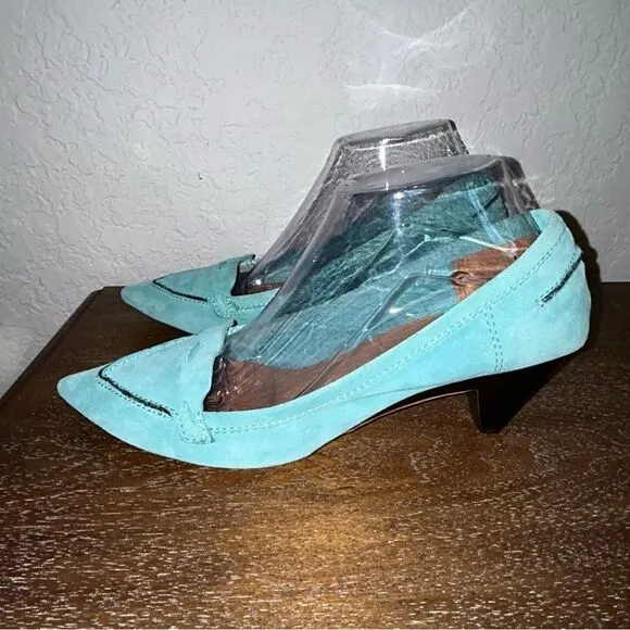 Biviel Marcy Pointed Kitten Cone Heel Shoes