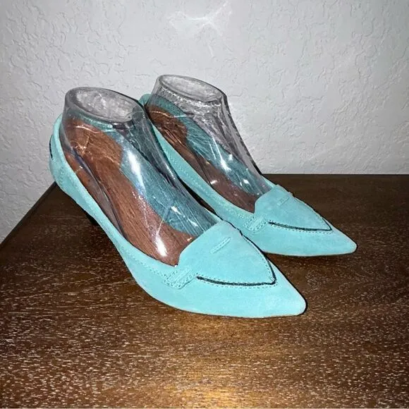 Biviel Marcy Pointed Kitten Cone Heel Shoes