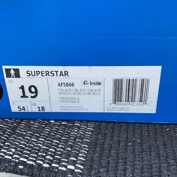 Black adidas Originals Men's Superstar‎ Shoes Sneaker