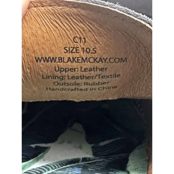 Blake McKay Shoes Men 10.5 C11 Slip On Gray Suede Fashion Loafer