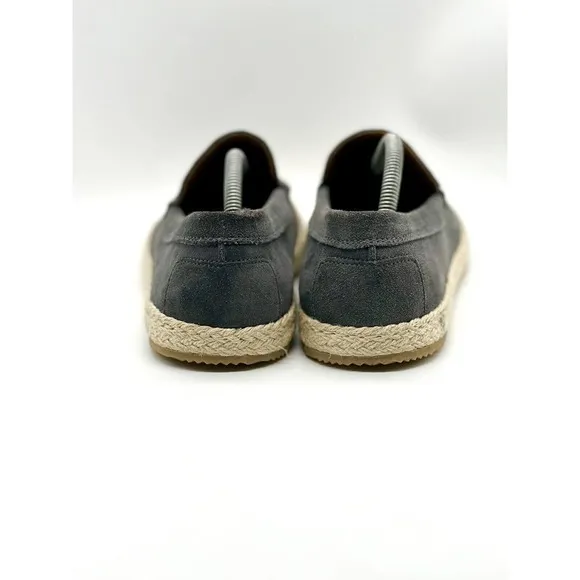 Blake McKay Shoes Men 10.5 C11 Slip On Gray Suede Fashion Loafer