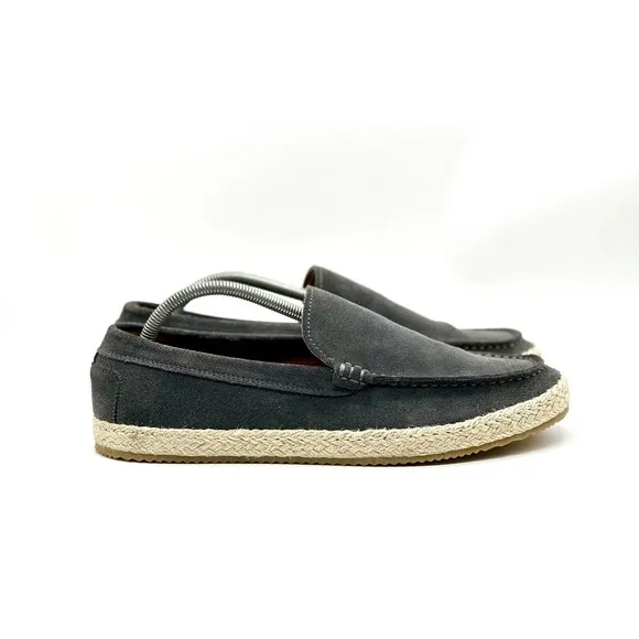 Blake McKay Shoes Men 10.5 C11 Slip On Gray Suede Fashion Loafer