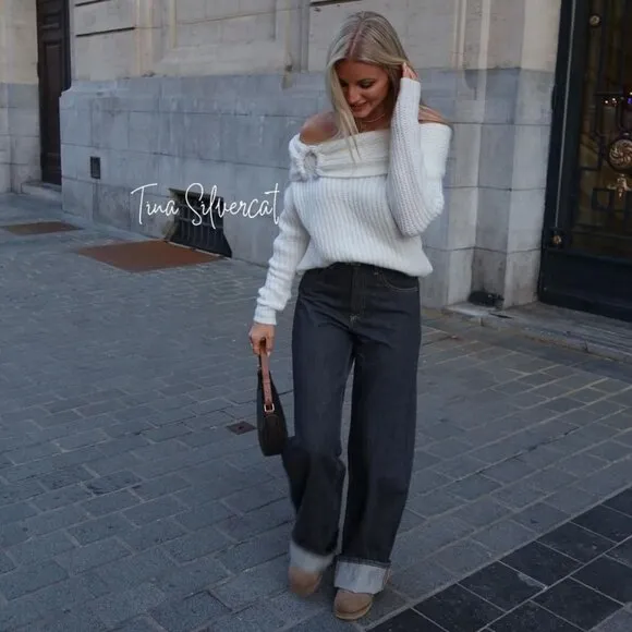 BLOGGER'S FAVE! Zara Knit Sweater White NWT