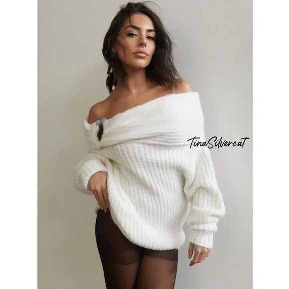 BLOGGER'S FAVE! Zara Knit Sweater White NWT