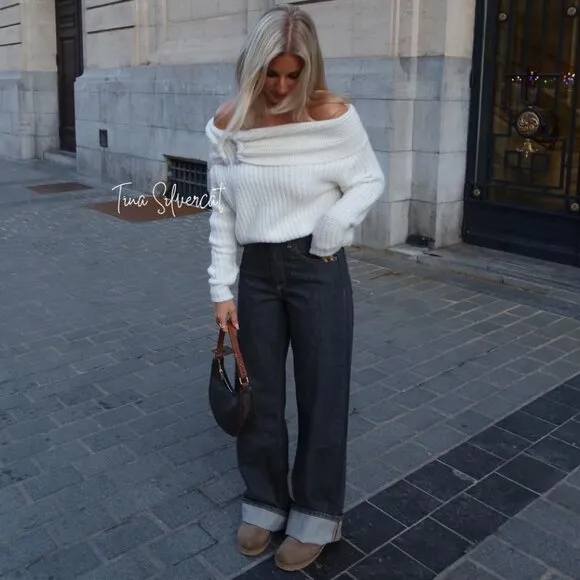 BLOGGER'S FAVE! Zara Knit Sweater White NWT