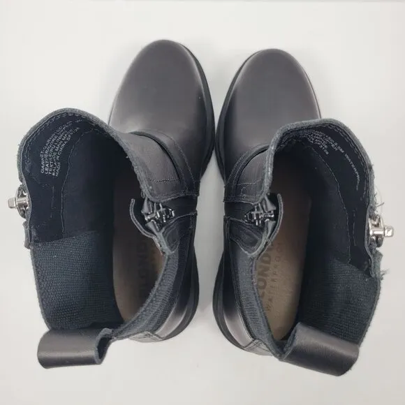 Blondo Garnet Lug Moto Waterproof Women's Black Ankle Boots US Size 5.5M NWOT