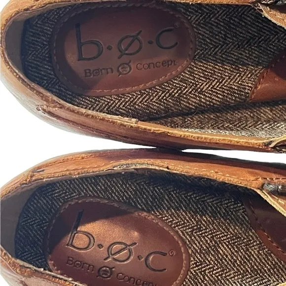 BOC Born Concept Men's Cap Toe Oxford Shoe - Size 10-Double Zipper &amp; Chunky Sole