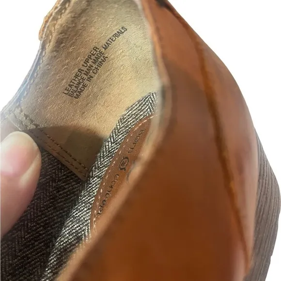 BOC Born Concept Men's Cap Toe Oxford Shoe - Size 10-Double Zipper &amp; Chunky Sole