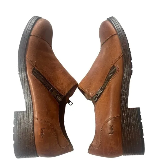BOC Born Concept Men's Cap Toe Oxford Shoe - Size 10-Double Zipper &amp; Chunky Sole