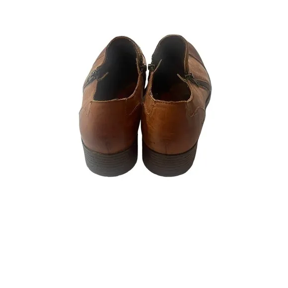 BOC Born Concept Men's Cap Toe Oxford Shoe - Size 10-Double Zipper &amp; Chunky Sole