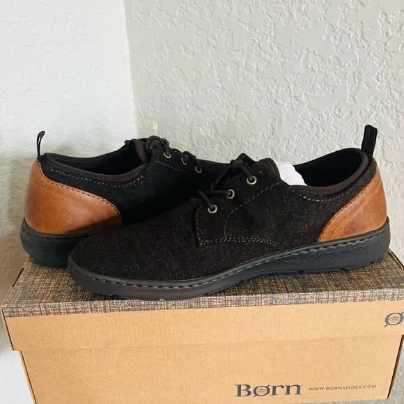 BORN Marcus Lightweight Sneaker, Dress Comfort Shoe, Dark Brown, Size 11, NWT