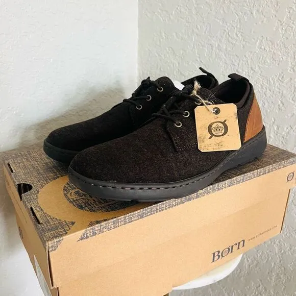BORN Marcus Lightweight Sneaker, Dress Comfort Shoe, Dark Brown, Size 13, NWT
