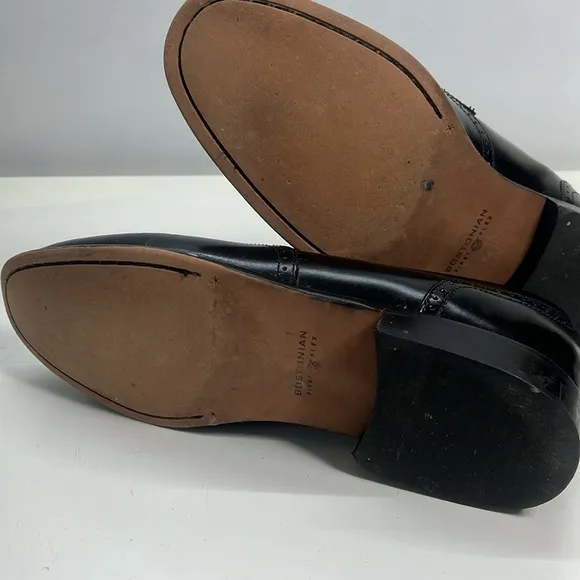 Bostonian Classics Black Tasseled Wingtip Leather Shoes
