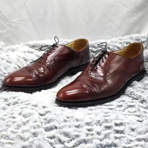 BOSTONIAN VINTAGE Classic Brown Leather Men's  ELEGANT OXFORDS MENS SIZE 13 GUC