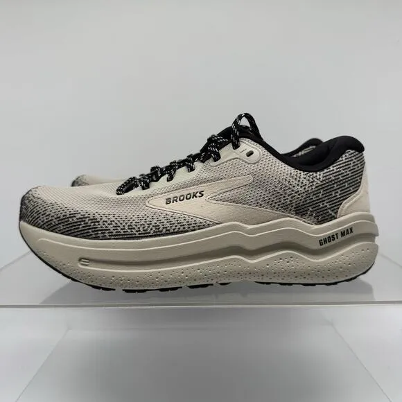 Brand New Men’s Brooks Ghost Max 2 Pelican Tan Beige Running 1104311D092 Size 8