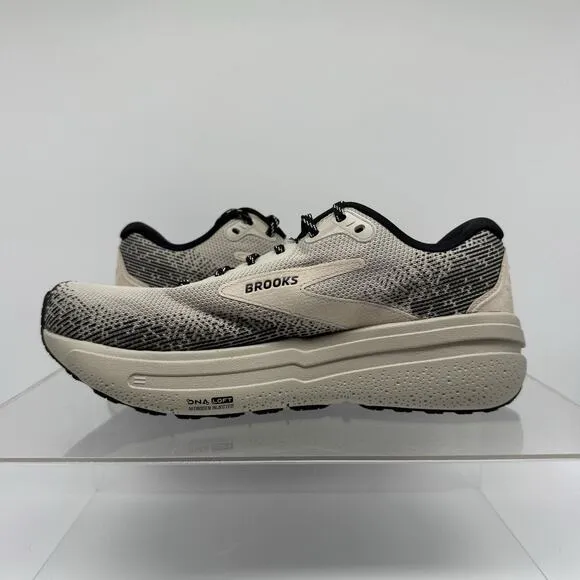 Brand New Men’s Brooks Ghost Max 2 Pelican Tan Beige Running 1104311D092 Size 8