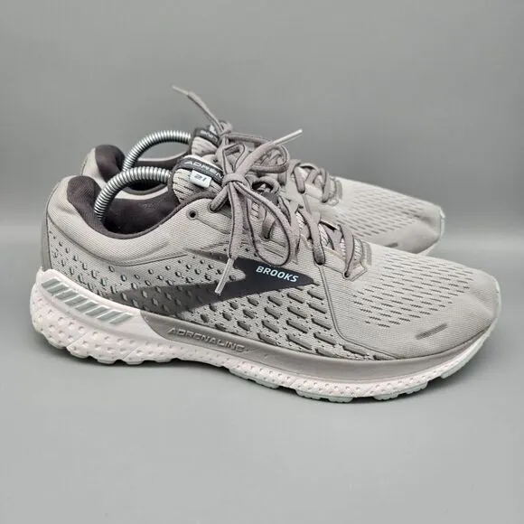 Brooks Adrenaline GTS 21 1203291B061 Gray Running Shoes Sneakers Size 11.5 M