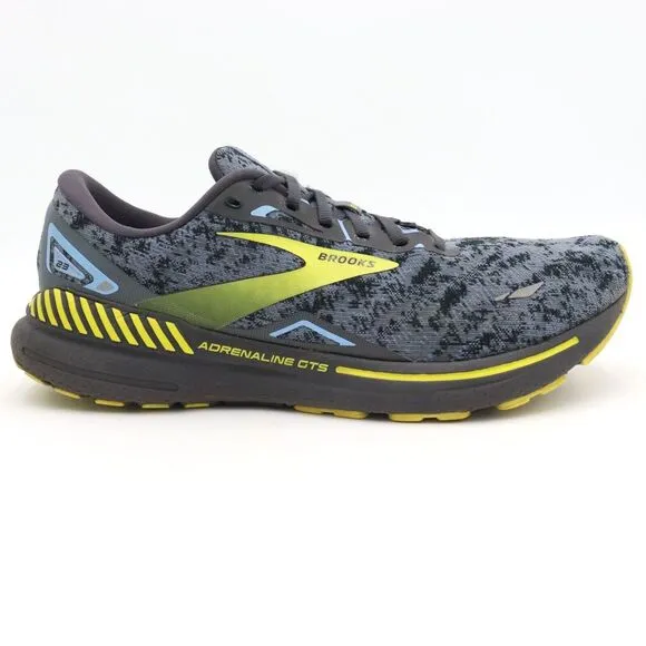 Brooks Adrenaline GTS 23 Mens Sz 13D Gray Blue Camo Running Sneakers 1103911D404