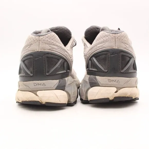 Brooks Beast 16 Men's 9 D Shoes Gray Walking Suede Comfort Sneaker 1102511D153