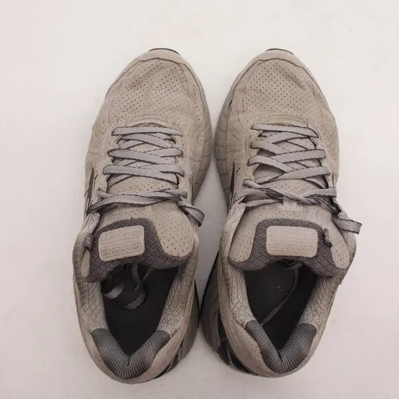 Brooks Beast 16 Men's 9 D Shoes Gray Walking Suede Comfort Sneaker 1102511D153