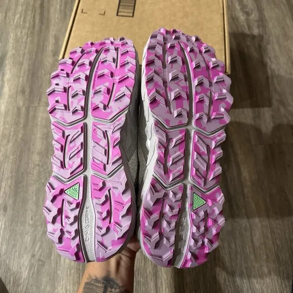 Brooks Cascadia 17 Womens 11 Wide Shoes Running Trail Gray Purple 1203921D028