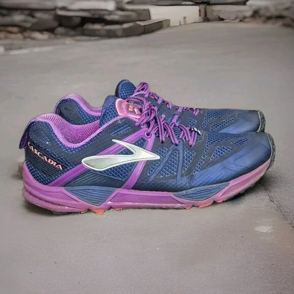 Brooks Cascadia 10 Athletic Trail Running Shoes Women's Size 8 5