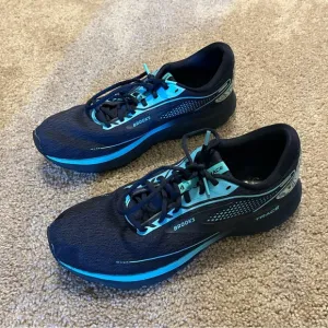 Brooks Trace Navy Blue Running Shoes Men’s Size 11.5 US 45.5 EU