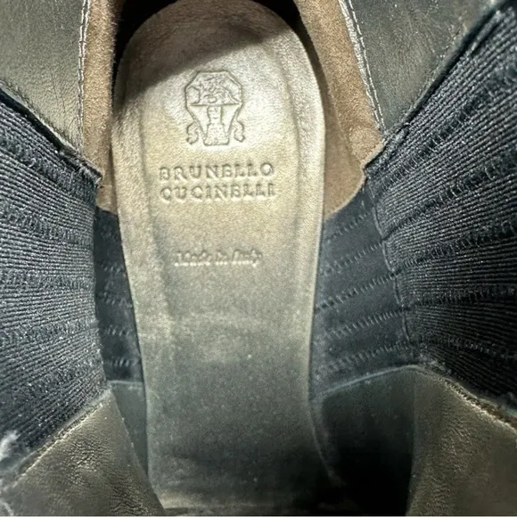 Brunello Cucinelli White Leather Monili Side Ankle Booties Women's EU 40 US 9.5