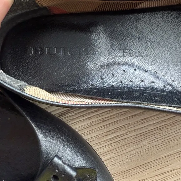 burberry kids Leather shoes