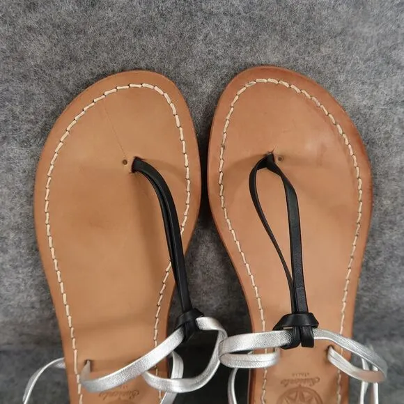 Ca Gi Sa Sorrento Shoes Womens 9 Sandal Handcrafted Leather Italian Boho Fashion