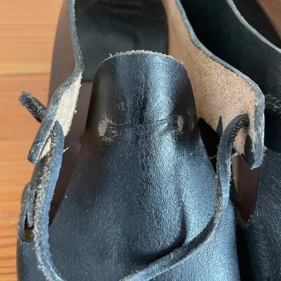 Caboclo Barcelona Leather Shoes Black Size 35