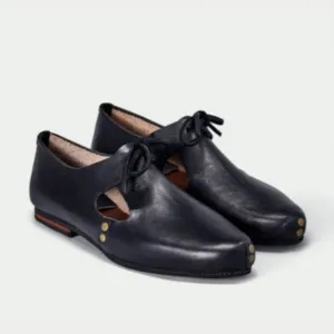 Caboclo Barcelona Leather Shoes Black Size 35