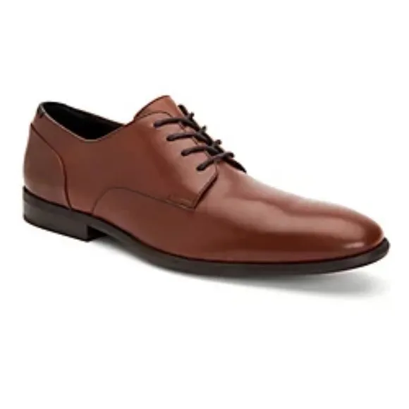Calvin Klein Lucca Genuine Calf Leather Dress Oxford Shoe Size 11