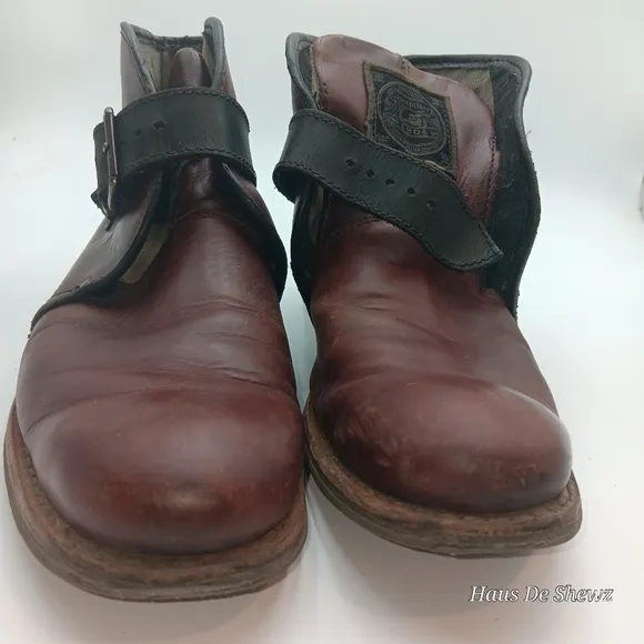 Caterpillar Cat Haverhill Buckle Chukka Boots 10.5 Leather shoes  Brown &amp; Black