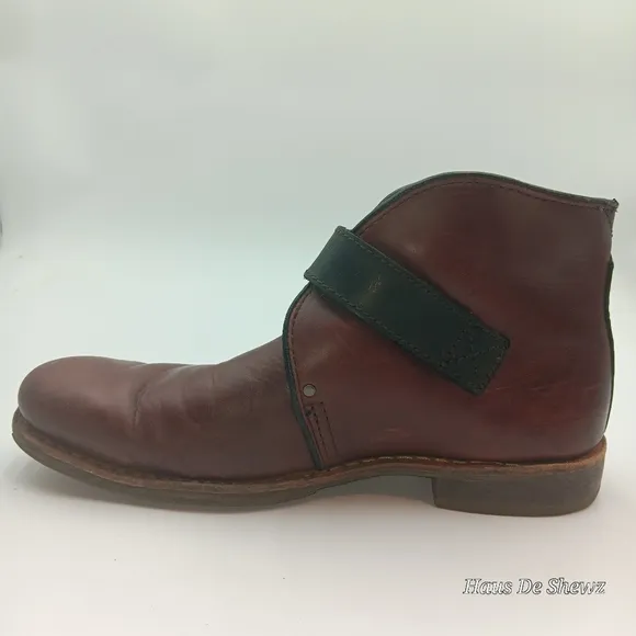 Caterpillar Cat Haverhill Buckle Chukka Boots 10.5 Leather shoes  Brown &amp; Black