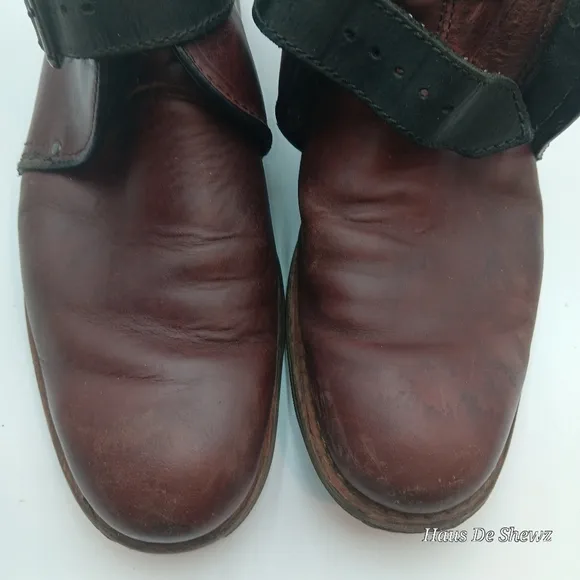 Caterpillar Cat Haverhill Buckle Chukka Boots 10.5 Leather shoes  Brown &amp; Black