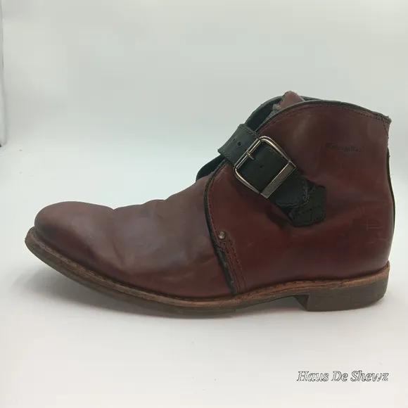 Caterpillar Cat Haverhill Buckle Chukka Boots 10.5 Leather shoes  Brown &amp; Black