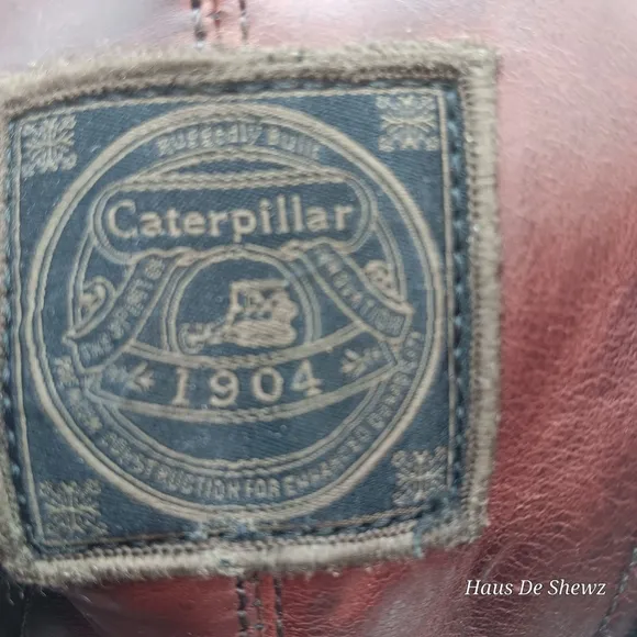 Caterpillar Cat Haverhill Buckle Chukka Boots 10.5 Leather shoes  Brown &amp; Black