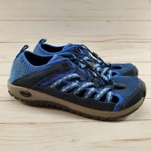Chaco Blue Size 5 Youth Outcross 2‎ Shoes Slip On Hiking Trail Water J180075
