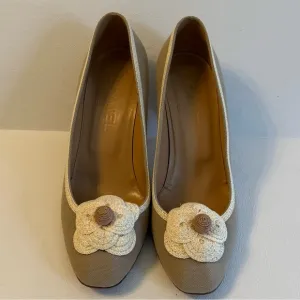 Chanel Camellia Beige Women's Shoes
